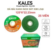 Combo 25 Viên Đá Mài Xanh 125*6*22.23mm- Mài Inox Sắt Kim Loại | KALES
