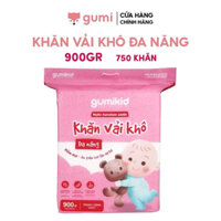 Combo 2bịch 900gram & 600gram (tặng bịch 300gram) Khăn khô đa năng GUMI