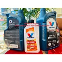 Combo 2Bình Nhớt động cơ Diesel Valvoline cao cấp Ci4 15w40 5Lít cho máy dầu, bán tải và SUV 7 chổ và 1Bình Nước làm mát