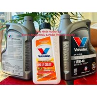 Combo 2bình nhớt Máy Xăng Valvoline Protection SN Plus 15W40 và 1Bình Nước Làm Mát