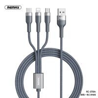COMBO 2C DÂY SẠC 3 ĐẦU REMAX CHÍNH HÃNG