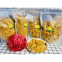 Combo 2Kg Bánh Quy Bơ Sữa Mix:Bánh Quy đũa+Bánh Quy Tròn+Bánh Quy Ngọc+Bánh Quy Con Cá(mỗi gói 500g)