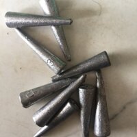 Combo 2kg chì câu cá, phao 3 màu trung đại