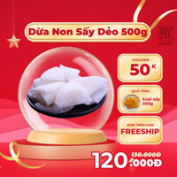 Combo 2kg dừa non sấy dẻo Phú An thập cẩm sấy mứt hoa quả trái cây sấy ăn vặt mix xoài mít sấy chanh dây vỏ bưởi sấy