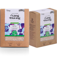 COMBO 2kg - Gạo Hữu Cơ - XÁT DỐI Nàng Hương - MeKong Home - 100% Organic