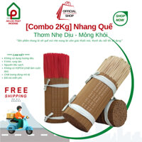 Combo [2Kg] NHANG QUẾ SẠCH - THƠM NHẸ DỊU, MỎNG KHÓI - AN LỘC PHÁT