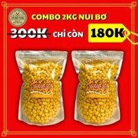 Combo 2KG Nui Chiên Bơ Sấy Mắm Tỏi