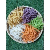 Combo 2kg Rau Củ bao gồm 500g nui dài ,500g nui ngắn ,500g nui xoắn,500g nui sò tặng thêm 500g nui khoai lang tím