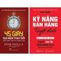 Combo 2Q 45 Giây Tạo Nên Thay Đổi - Thấu Hiểu Tiếp Thị Mạng Lưới  Kỹ Năng Bán Hàng Tuyệt Đỉnh Chiến Lược Marketing Hiệu Qủa