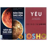 Combo 2Q Đàn Ông Sao Hỏa Đàn Bà Sao Kim  OSHO Yêu - Being In Love - Yêu Trong Tỉnh Thức