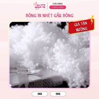 Combo 3-5kg bông bi, bông nhồi thú len móc, gấu bông, nhồi gối loại 1 cao cấp