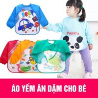 Combo 3 Áo ăn dặm cho bé loại có tay áo cho bé