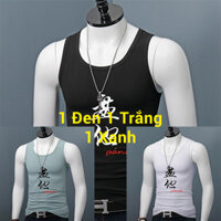 Combo 3 Áo ba lỗ nam sát nách, form ôm, thun lạnh TheLynh PANTA 96 199