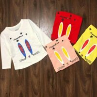 Combo 3 Áo cotton dài tay bé gái