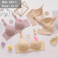 Combo 3 áo lót cotton mềm mở ngang cho mẹ bầu và sau sinh