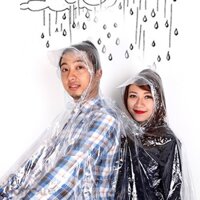 Combo 3 áo mưa nhựa vi sinh trong suốt