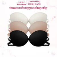 Combo 3 Áo Ngực Không Dây - Áo Lót Nữ Nâng Ngực Có Gọng Mút Mỏng (Tặng kèm dây trong) ZANABRA A750