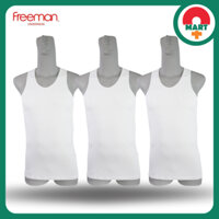 [Combo 3] Áo thun ba lỗ nam Freeman ASF207 - Viền áo mỏng - Chất liệu cotton