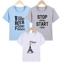 COMBO 3 áo thun NAM như hình chất liệu poly cotton COMBO 3 M1