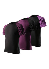 COMBO 3 ÁO THUN NAM PHỐI MÀU - 100 COTTON 4 CHIỀU - 3 ÁO 3 MÀU - L