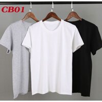 Combo 3 áo thun nam trơn form rộng phong cách Unisex