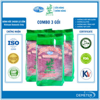 Combo 3 Bánh Hỏi Ba Cây Tre Lá Cẩm Gói 340g x 3