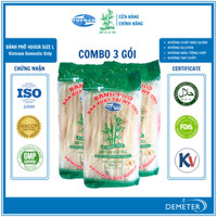 Combo 3 Bánh Phở Ba Cây Tre Size L (5MM) Gói 400G x 3