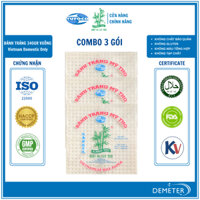 Combo 3 Bánh Tráng Ba Cây Tre Gỏi Cuốn 22cm Vuông 340g x 3