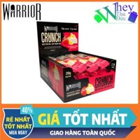 Combo 3 bánh Warrior Crunch Protein Bar Raspberry Lemon Cheesecake - Bánh Protein thay thế bữa ăn nhanh