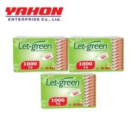 Combo 3 Bao Giấy Bổ Sung Đa Năng 1821cm LET-GREEN 1000 TờBao