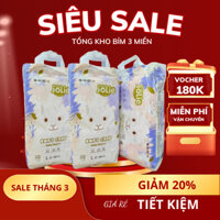 Combo 3 bịch bỉm Jolie chính hãng giá rẻ, mềm mỏng thấm hút tốt, đủ size S đến 4XL