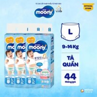(Combo 3 bịch) Bỉm Moony Xanh/Tã Moony xanh Nhập Khẩu Chính Hãng cho Bé.