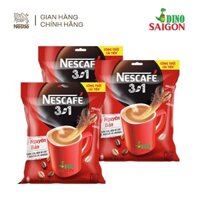 Combo 3 Bịch Cà Phê Hòa Tan Nescafé 3in1 công thức cải tiến vị Nguyên bản (Bịch 46 gói x 17g)