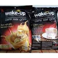 Combo 3 Bịch Cà Phê Sữa Wake Up Sài Gòn Ngon Rẻ (24gói x 19gram) DATE MỚI