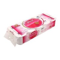 Combo 3 bịch giấy vệ sinh Elene hồng 3 Lớp có lõi  (HOT)