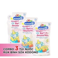 COMBO 3 Bịch Nước Rửa Bình Sữa Kodomo - 700ml - Thái Lan