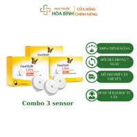 Combo 3 bộ cảm biến máy đo đường huyết liên tục Freestyle Libre- Nhà thuốc Hòa Bình
