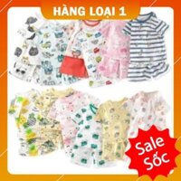 COMBO 3 Bộ Cotton Giấy Thái Thông Hơi Xuất Hàn Bé Trai/Gái