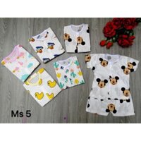 combo 3 bộ cotton giấy