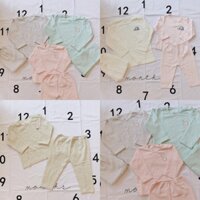 COMBO 3 BỘ DÀI TAY THU ĐÔNG XUẤT HÀN CHO BÉ
