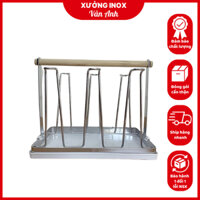Combo 3 Bộ Giá Úp Cốc Vân Anh, Úp Cốc Kèm Khay, Giá Úp Cốc INOX Không Rỉ Cao Cấp