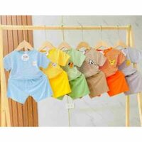 combo 3 bộ quần áo thun lạnh sọc ngang Cho Bé họa tiết ngẫu nhiên thay đổi theo xu hướng