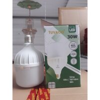 Combo 3 bóng đèn LED trụ 30w nhựa bọc nhôm cao cấp(đủ công suất)