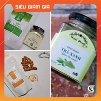 Combo 3 bột đắp mặt nạ Diếp Cá Nghệ Vàng Trà Xanh Giảm Mụn Ngừa Vết Thâm Lọ/ túi 100 Gram
