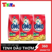 Combo 3 Bột giặt OMO Tinh dầu thơm 360g