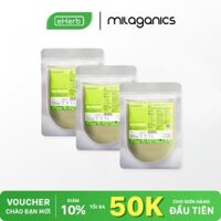 Combo 3 Bột Trà Xanh Nguyên Chất MILAGANICS Giúp Da Trắng Mịn, Bột Đắp Mặt Nạ Hỗ Trợ Ngăn Ngừa Lão Hóa 100g