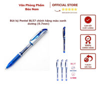 COMBO 3 Bút ký Chính Hãng Pentel BL57 nét 0.7mm  màu xanh ( thay được ruột ) tặng 1 ruột ngòi xanh