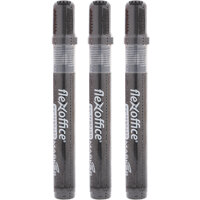 Combo 3 Bút Lông Bảng Flexoffice Fo-Wb02 - Đen