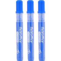 Combo 3 Bút Lông Bảng Flexoffice Fo-Wb02 - Xanh