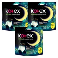 Combo 3 BVS Kotex Băng quần thảo dược (L/XL)